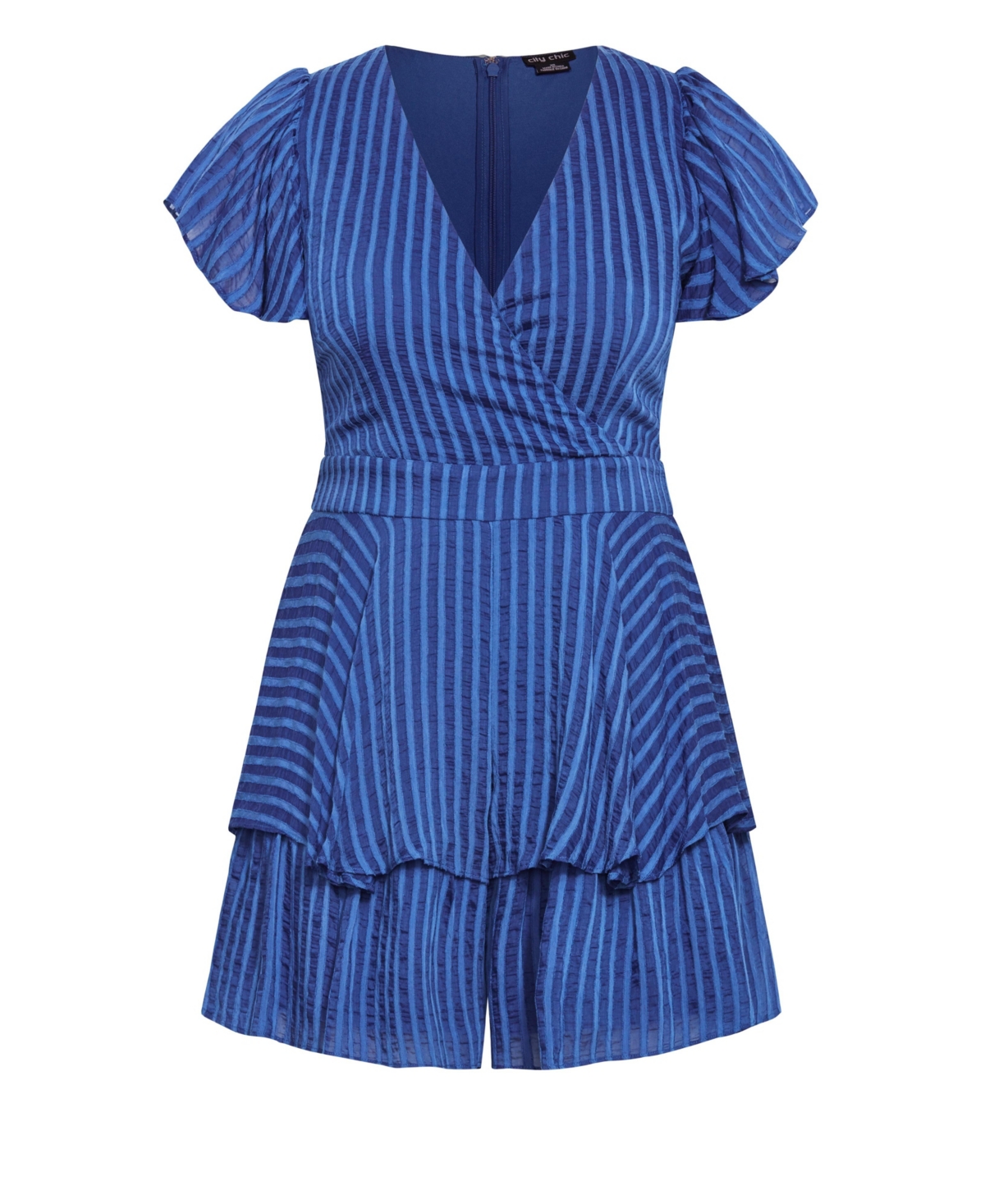 City Chic Women's First Date Frilled Romper