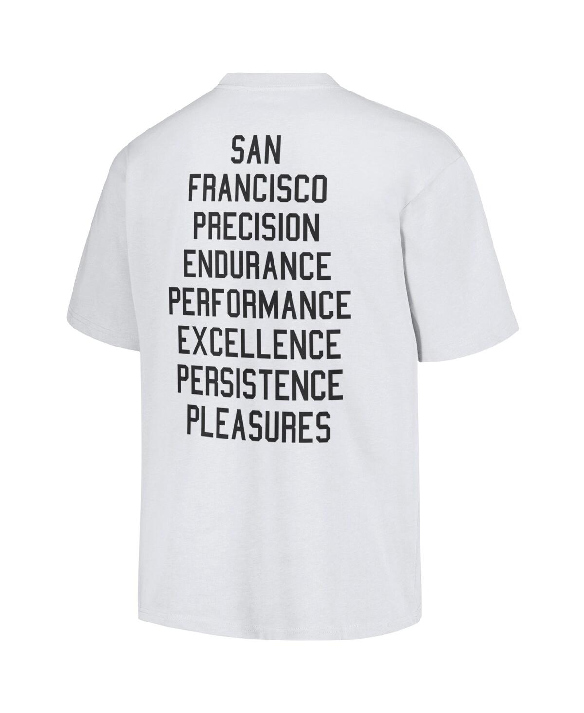 Shop Pleasures Men's  White San Francisco Giants Precision T-shirt