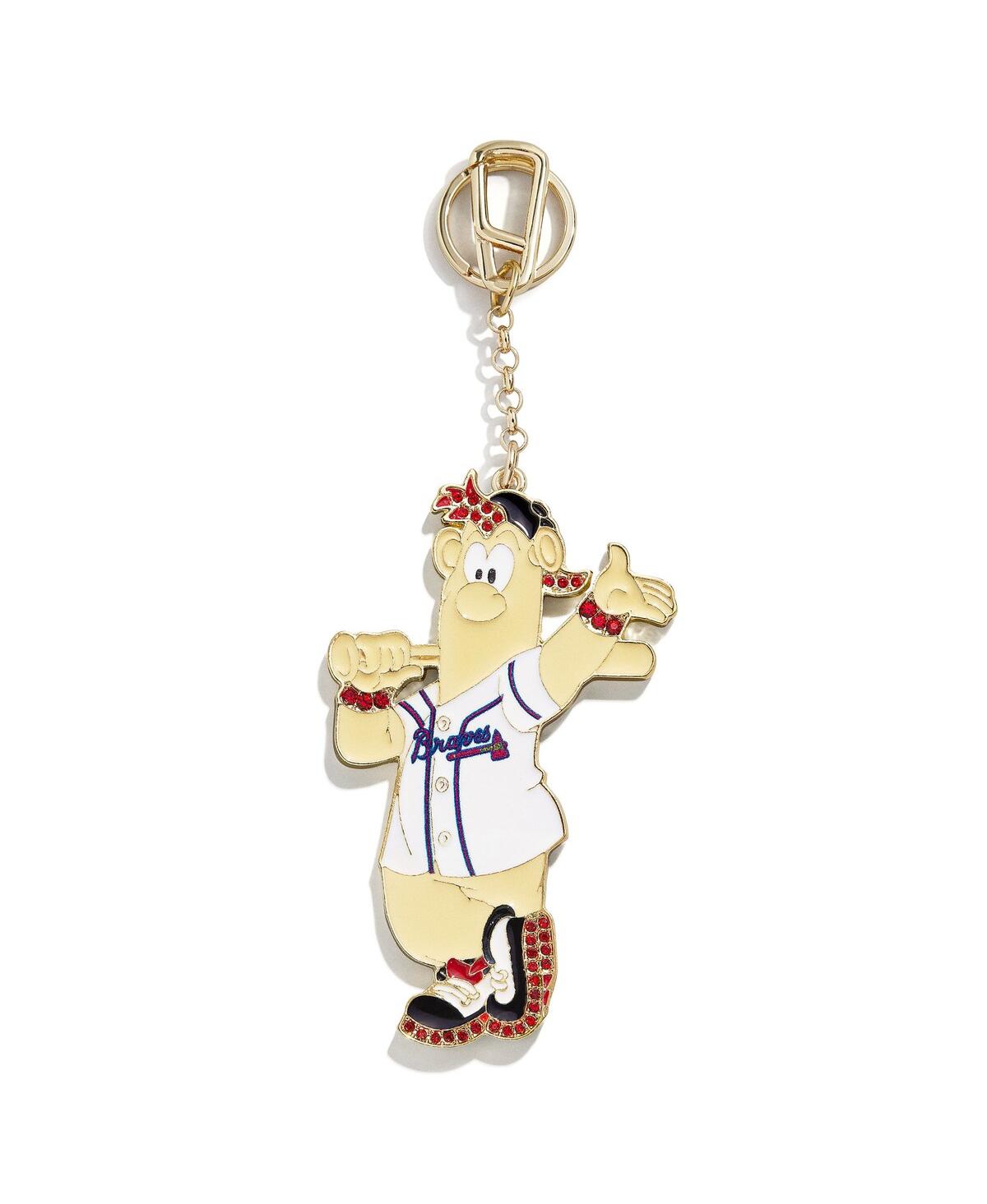 Baublebar Atlanta Braves Mascot Bag Keychain In Gold