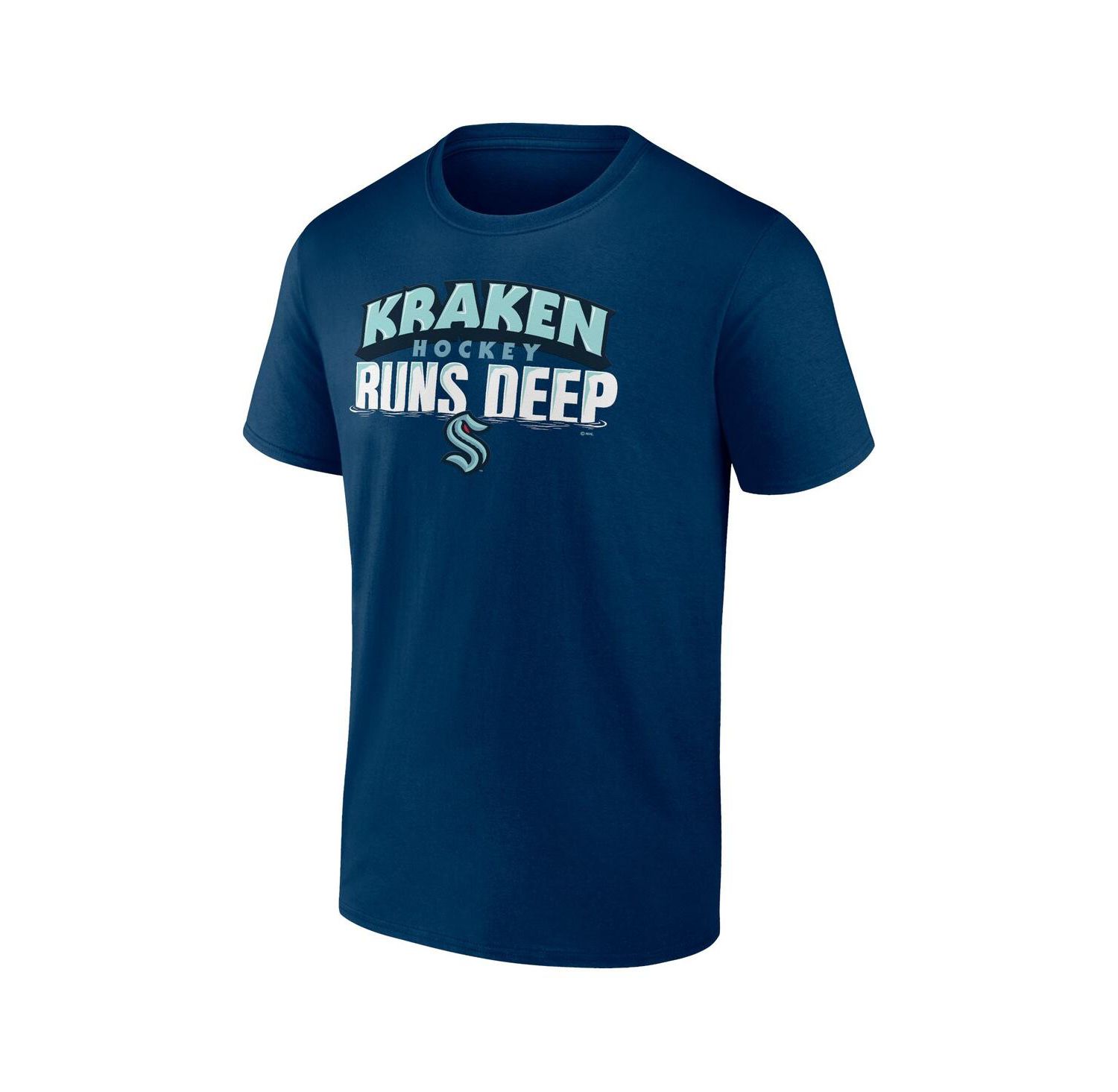 Men's Deep Sea Blue Seattle Kraken Local T-shirt