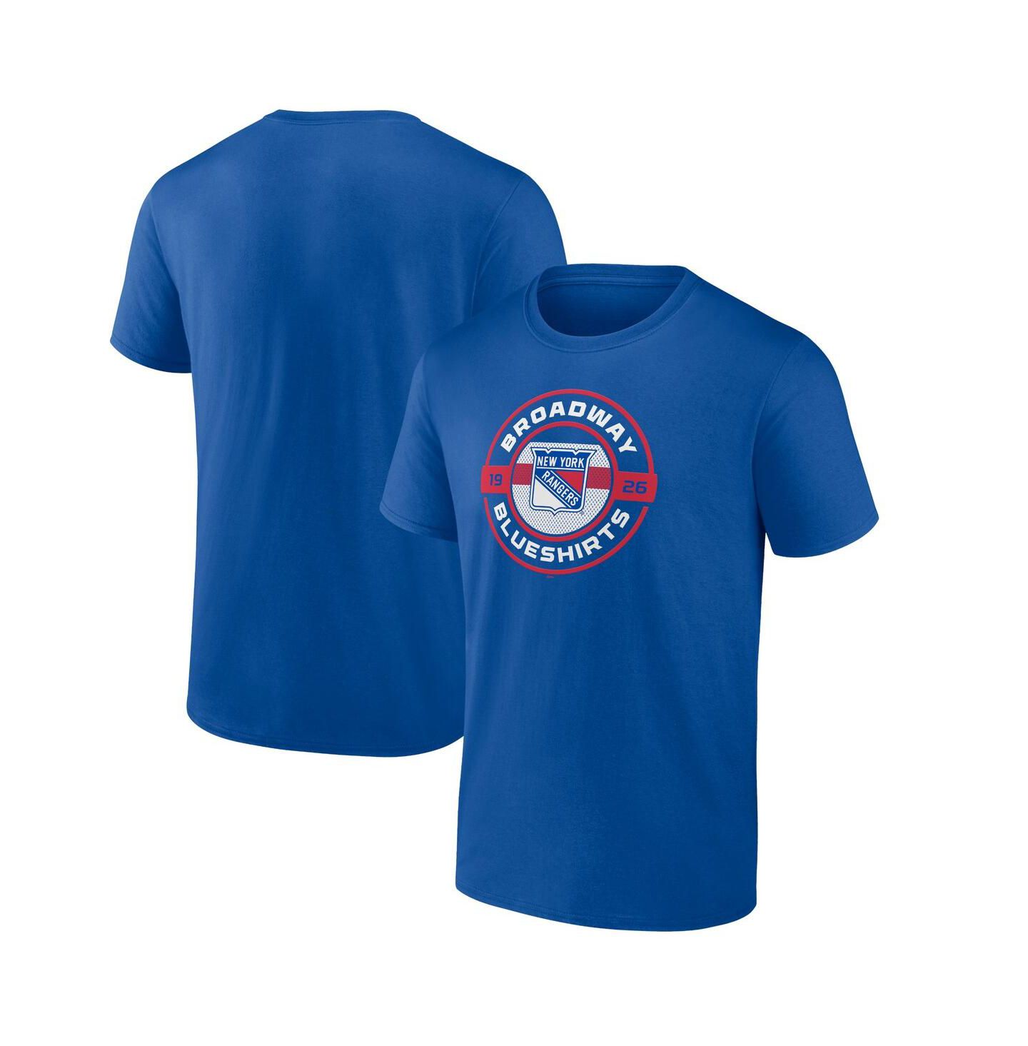 Мужская футболка Fanatics Blue New York Rangers Local — фото 1