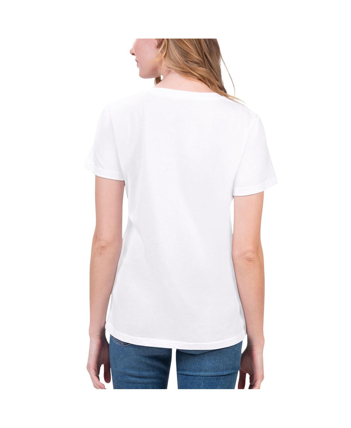 Shop G-iii 4her By Carl Banks Women's  White Ryan Blaney Score T-shirt