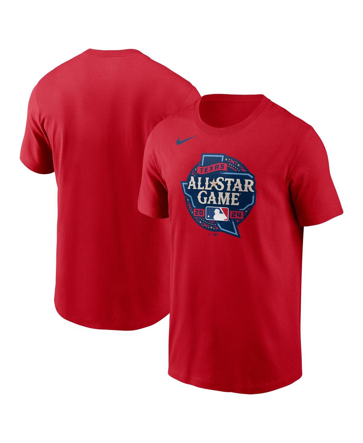 Nike Men's  Red 2024 Mlb All-star Game Logo T-shirt