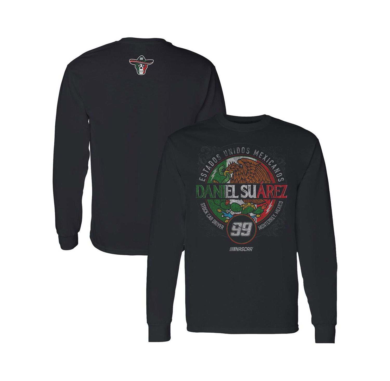 Men's Black Daniel Suarez Pancho Long Sleeve T-shirt