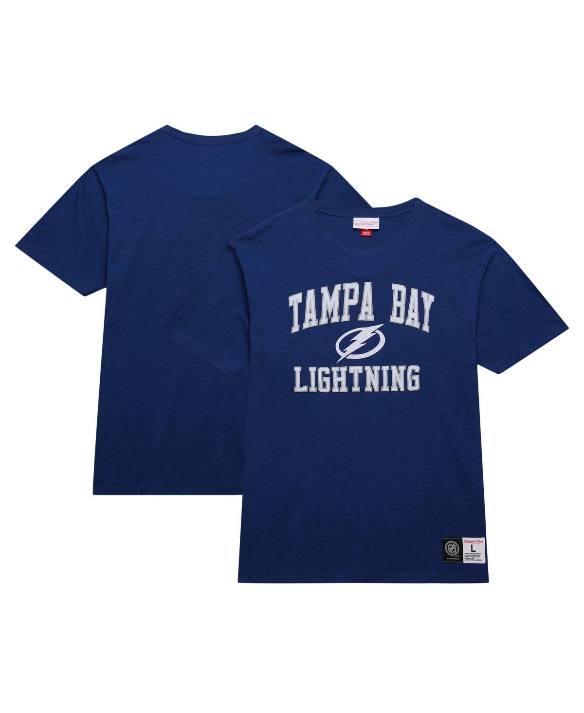 Shop Mitchell & Ness Men's  Blue Tampa Bay Lightning Legendary Slub T-shirt