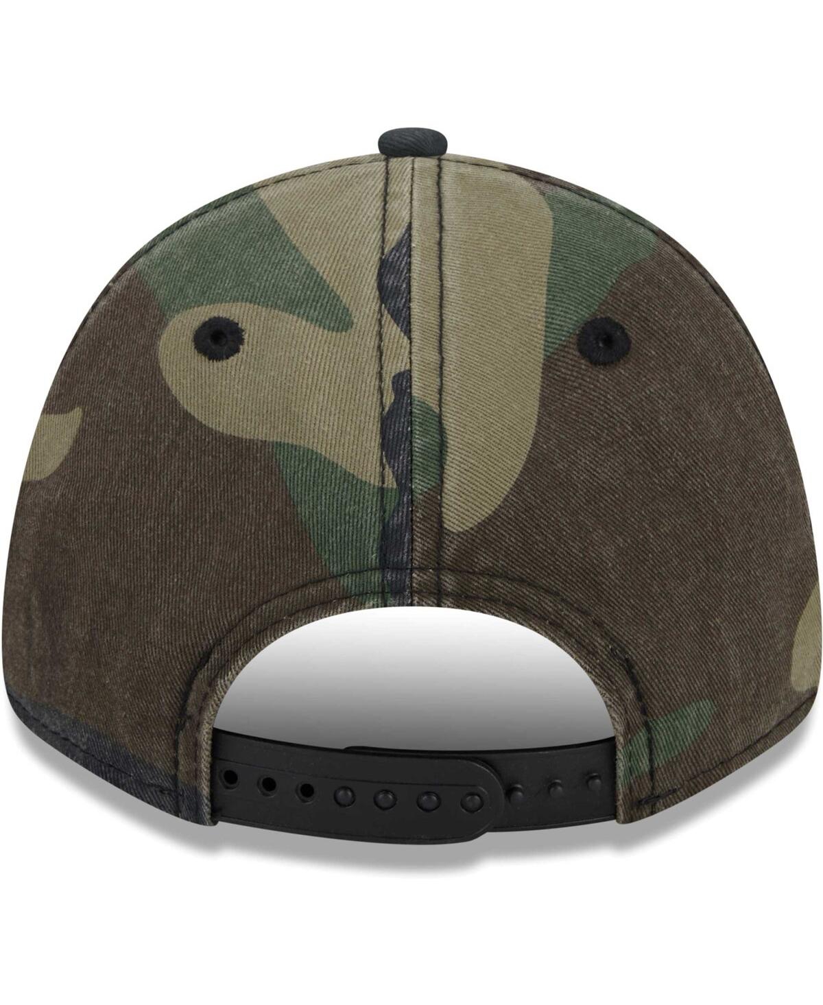 New Era Camo Chicago Cubs Gameday 9forty Adjustable Hat In Camo