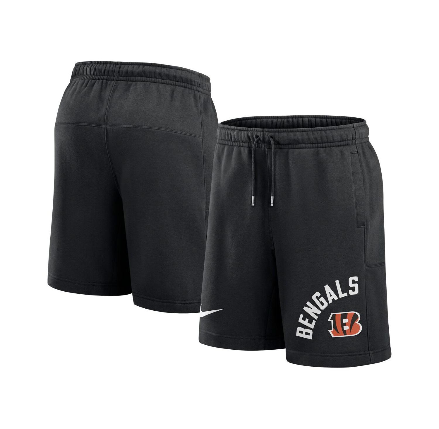 Men's Black Cincinnati Bengals Arched Kicker Shorts