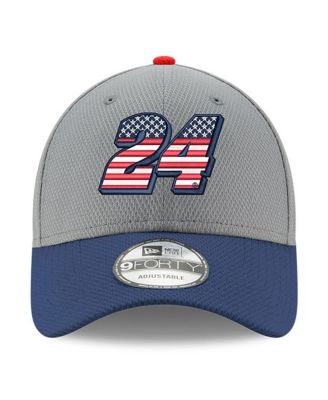 Men's Gray, Navy William Byron Salute 9FORTY Adjustable Hat