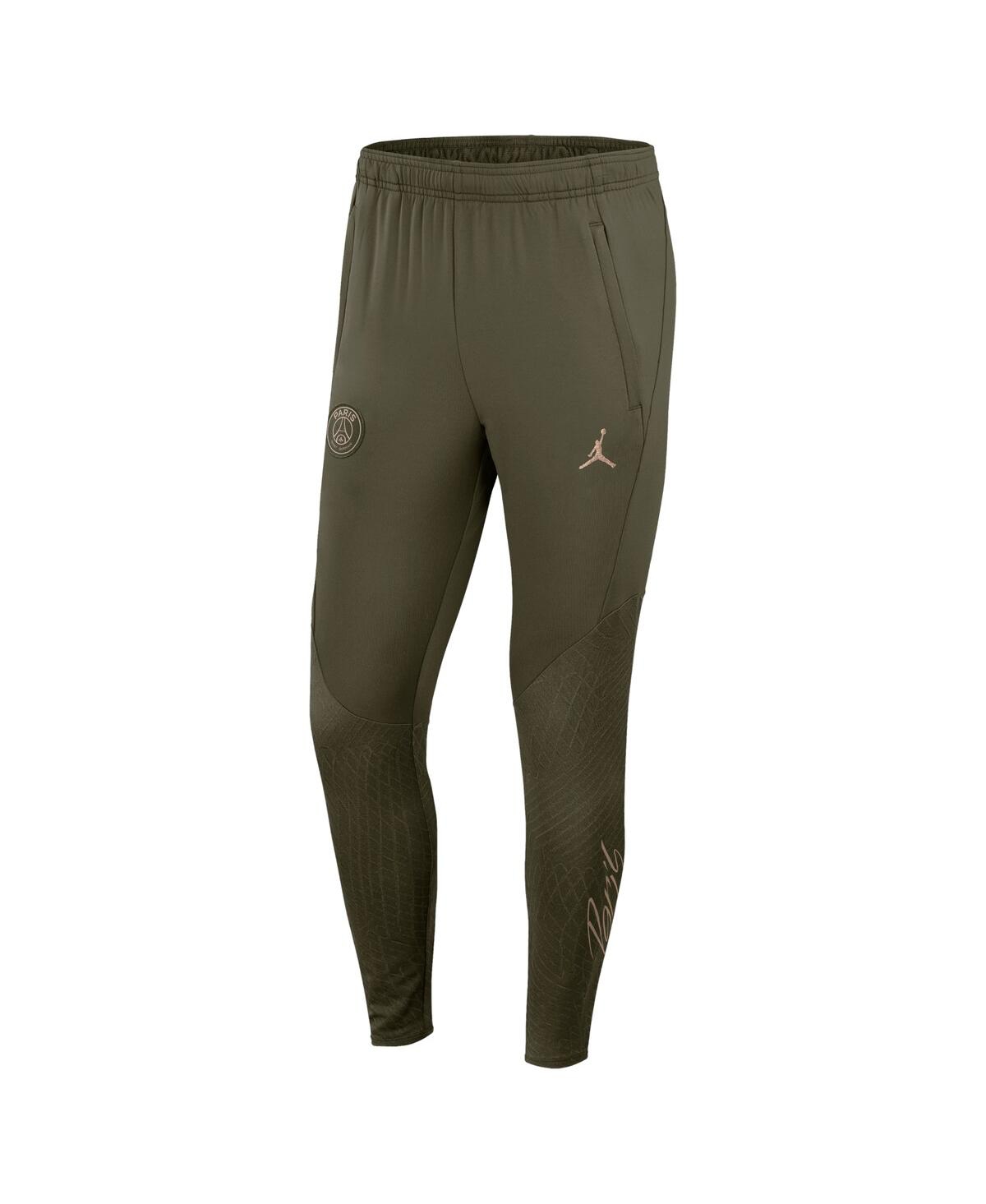 Men's JordanParis Saint-Germain 2023/24 Fourth Strike Performance Training Pants - Olive
