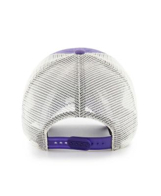 Men's Purple Los Angeles Lakers Five Point Patch Clean Up Adjustable Hat