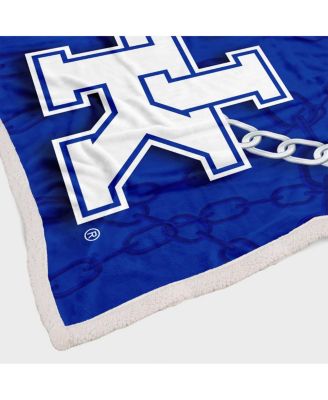 Kentucky Wildcats 60'' x 80'' Fan Chain Flannel Sherpa Blanket