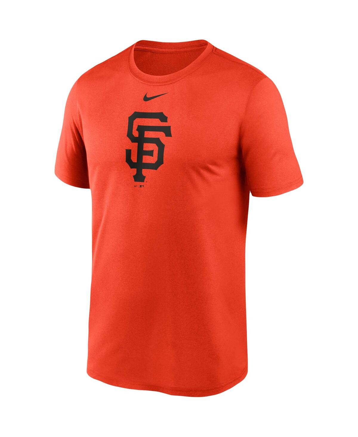Shop Nike Men's  Orange San Francisco Giants Big And Tall Logo Legend Performance T-shirt