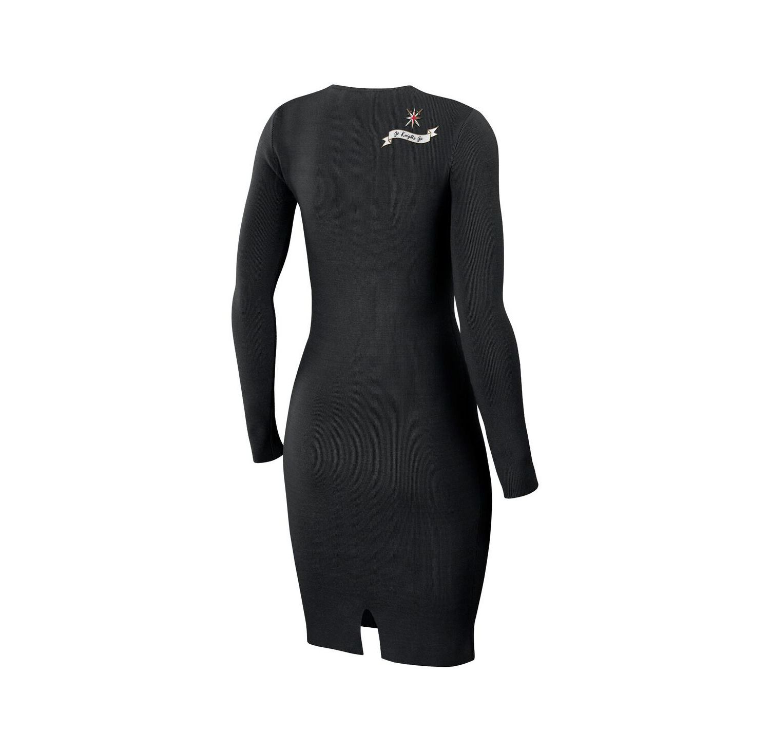 Women's Black Vegas Golden Knights Lace-Up Dress