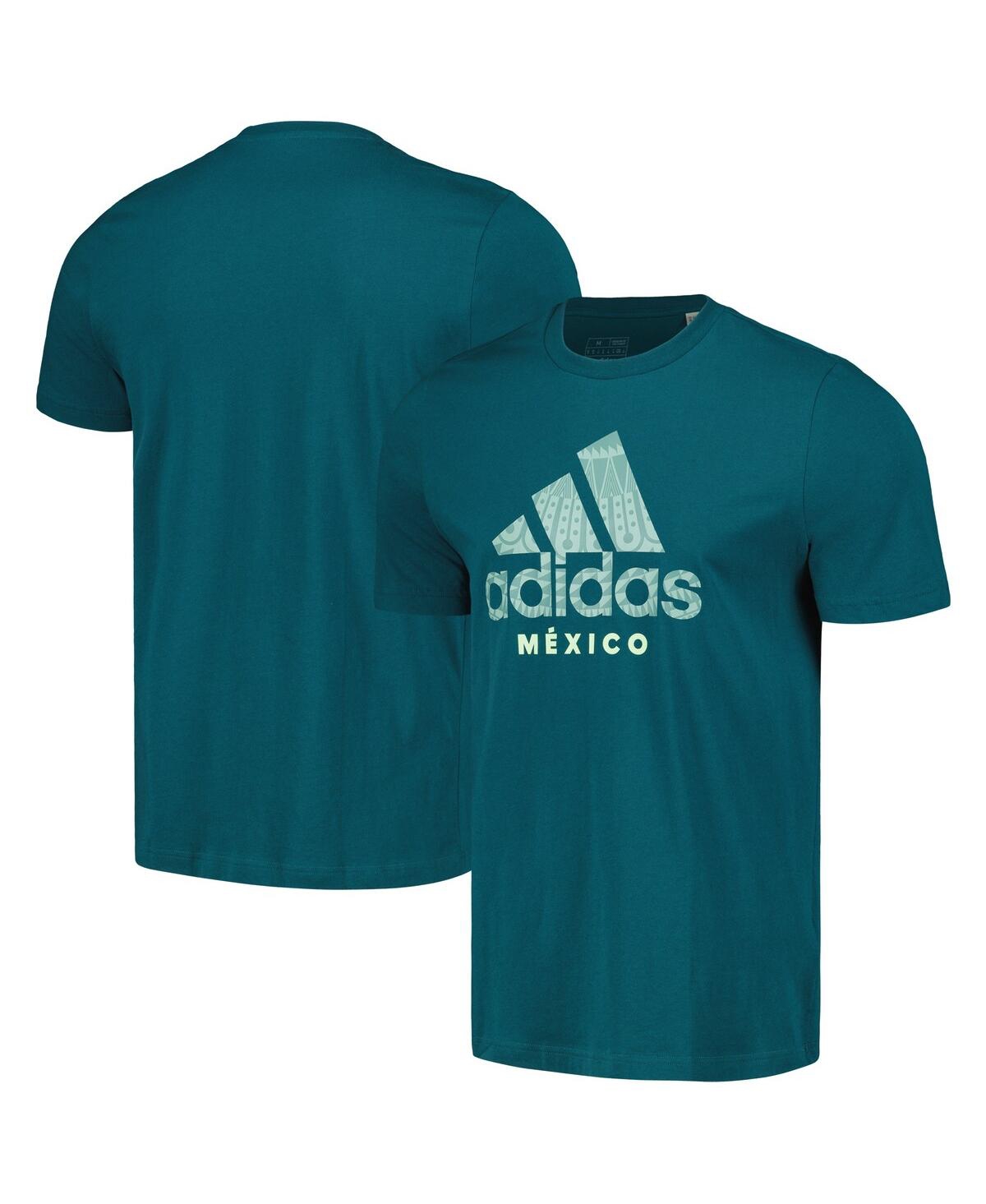 Shop Adidas Originals Men's Adidas Green Mexico National Team Dna Graphic T-shirt