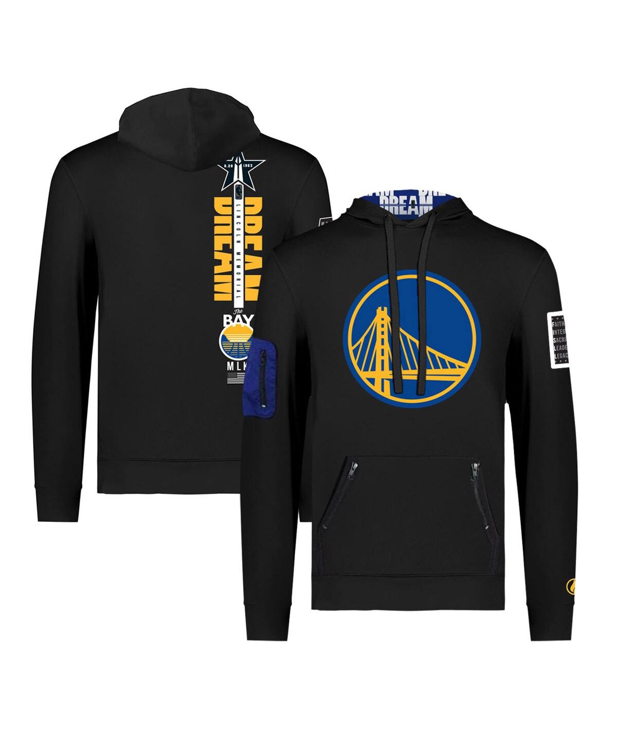 Men's and Women's Fisll x Black History Collection Black Golden State Warriors Pullover Hoodie - Black