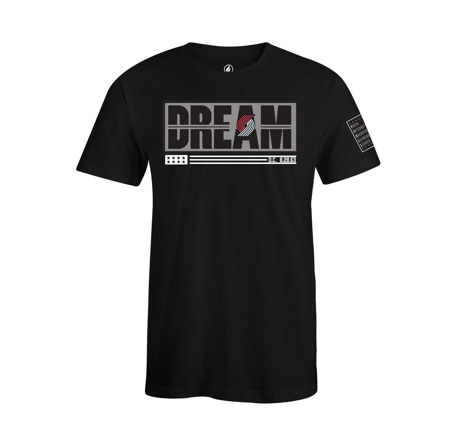 Men's and Women's x Black History Collection Black Portland Trail Blazers T-shirt