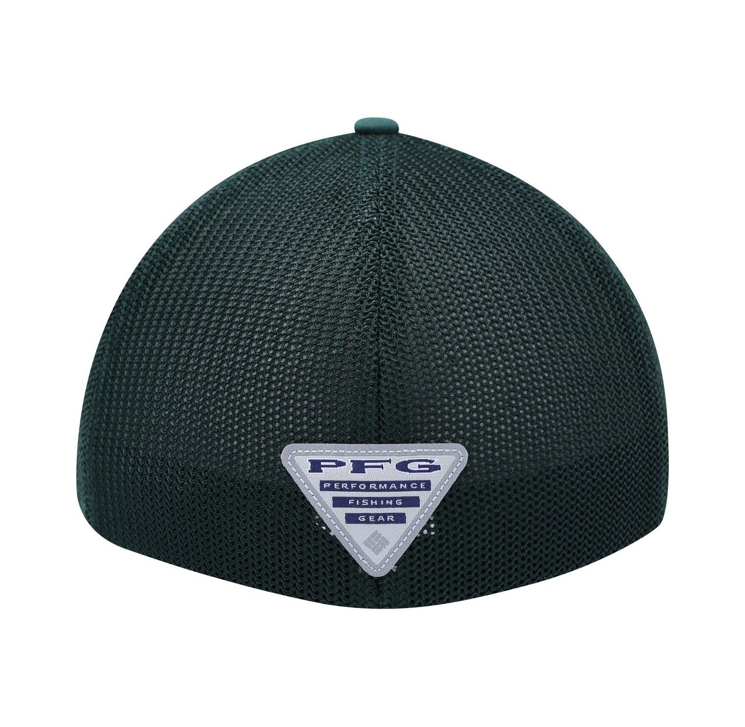 Men's Green Michigan State Spartans PFG Hooks Flex Hat