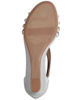 Women's Ginifur Embellished Strappy Wedge Sandals, Created for Macy's