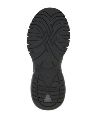 Men's Chunky Two Tone Sole Leather Sneakers