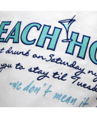 Beach House Inspiration Indoor Cotton Lumbar Throw Pillow