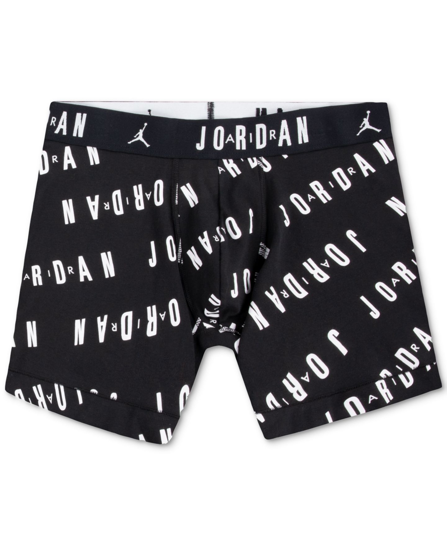 Трусы-боксеры Essentials для мужчин, хлопок, 2 шт. — Jordan, цвет: Чёрный — фото 2