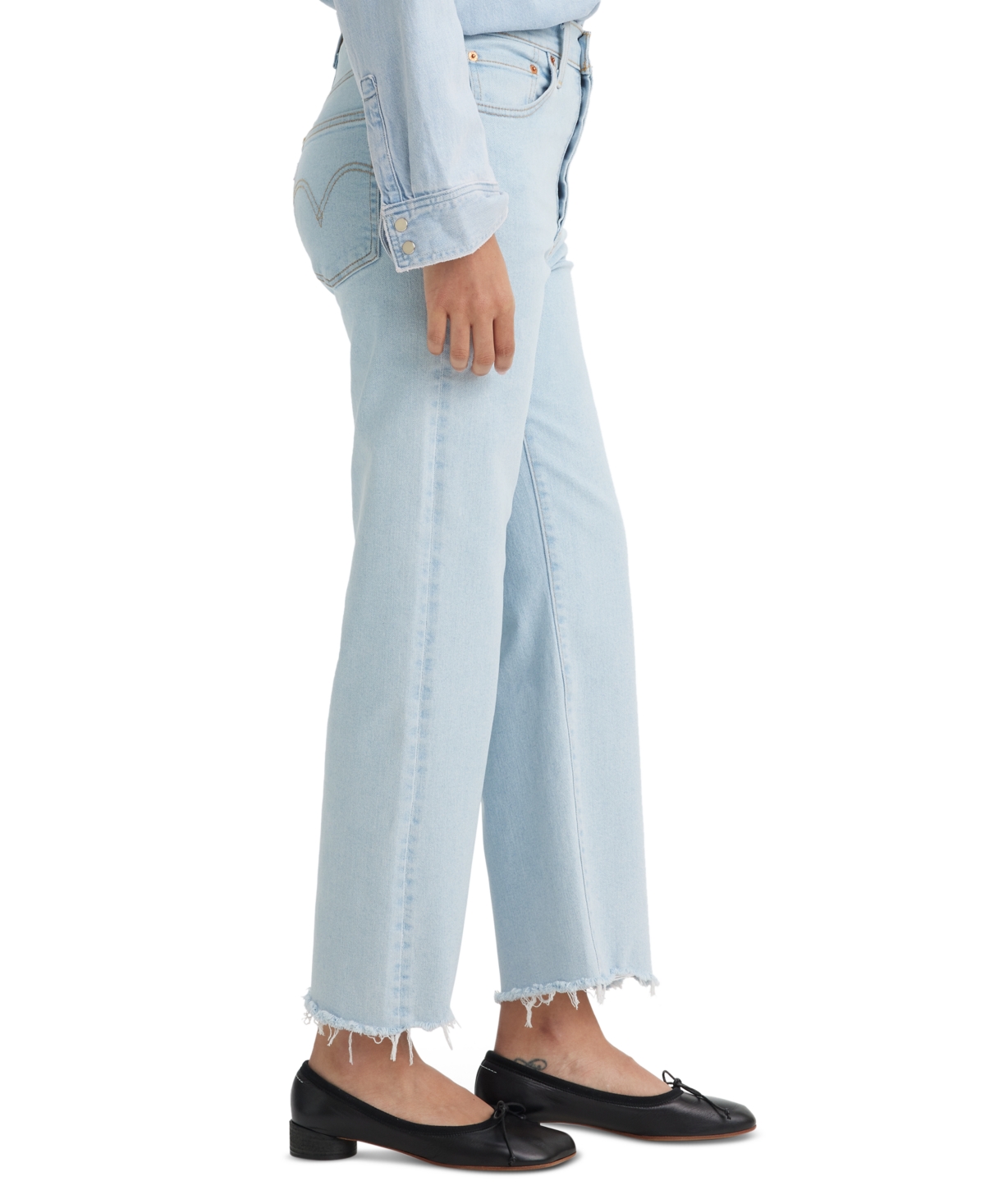 Levi's Women's Ribcage Ultra High Rise Straight Ankle Jeans