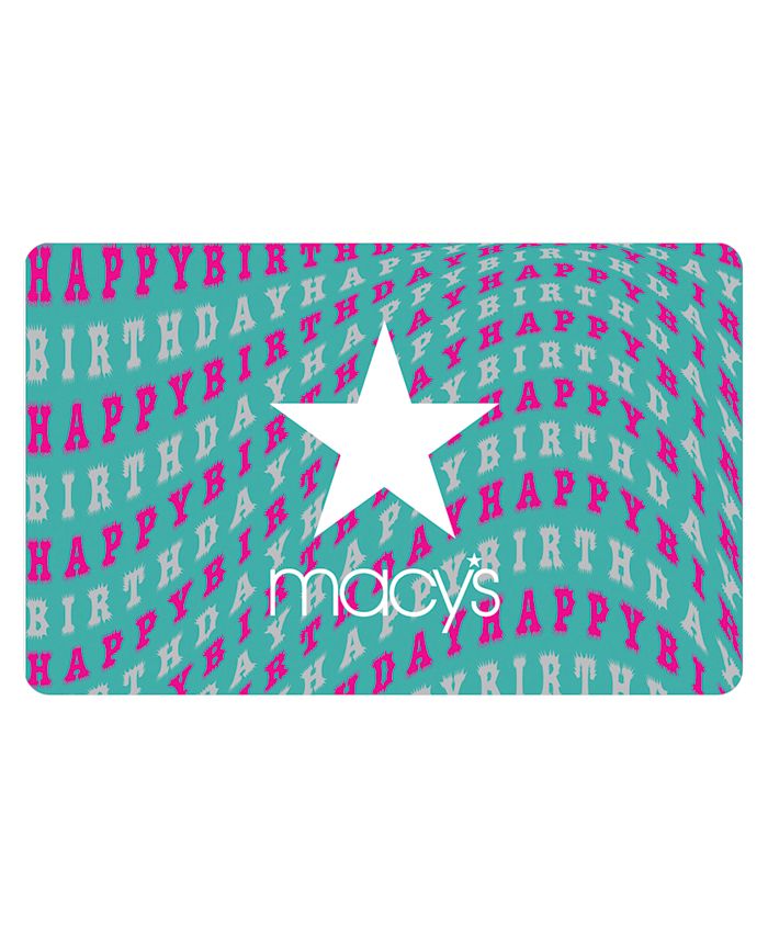 Macy's Birthday E Gift Card Macy's