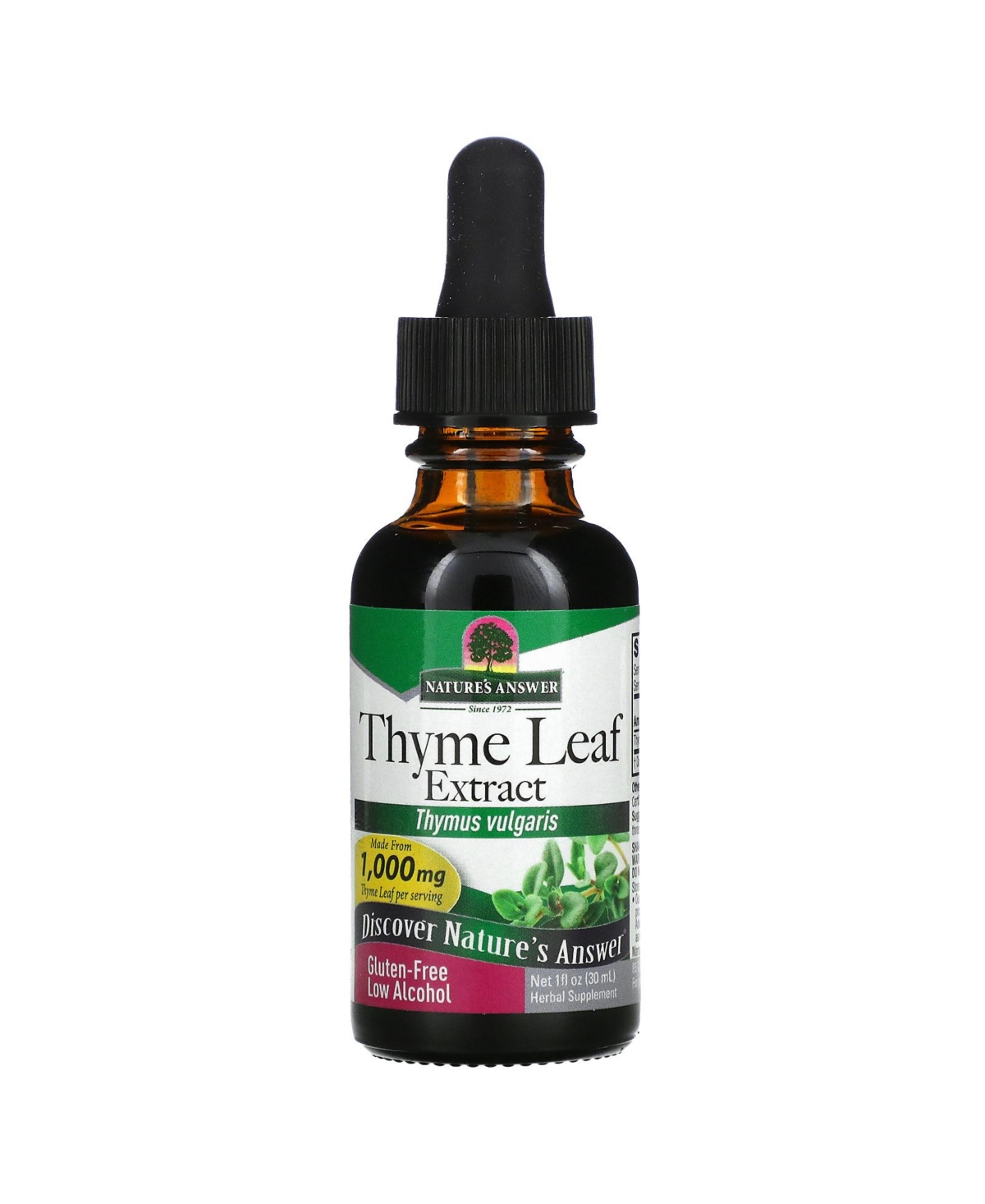 Thyme Leaf Extract 1 000 mg - 1 fl oz (30 ml) - Assorted Pre-pack (See Table