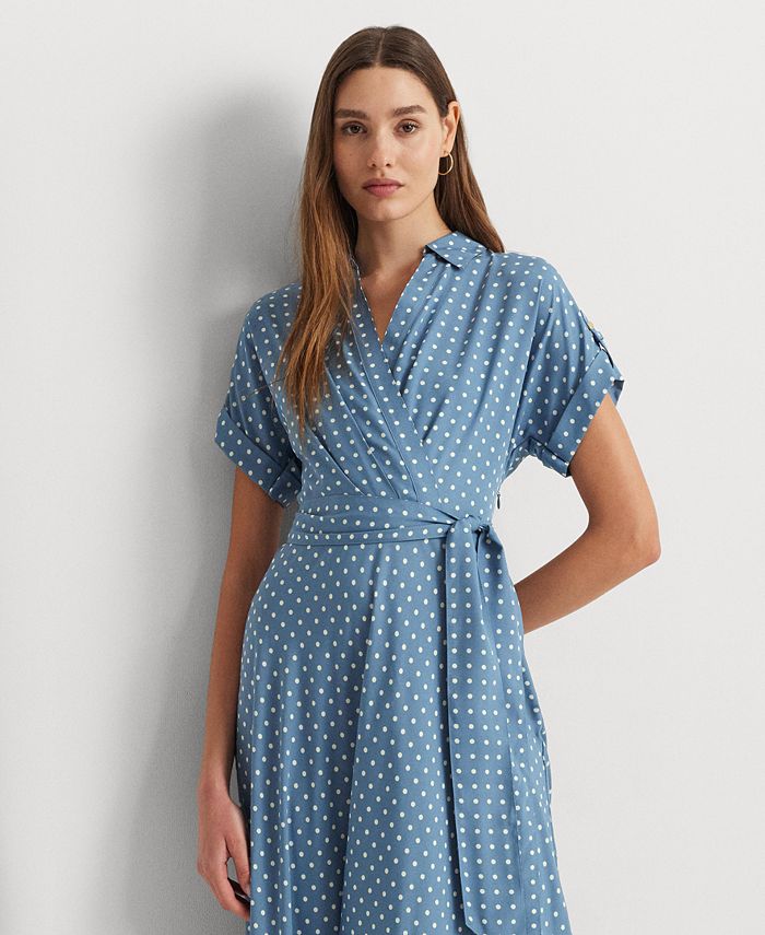 Robe Noire à Manches Courtes Express Taille 4 - Ceinture à Pois - Neuf Sans étiquettes