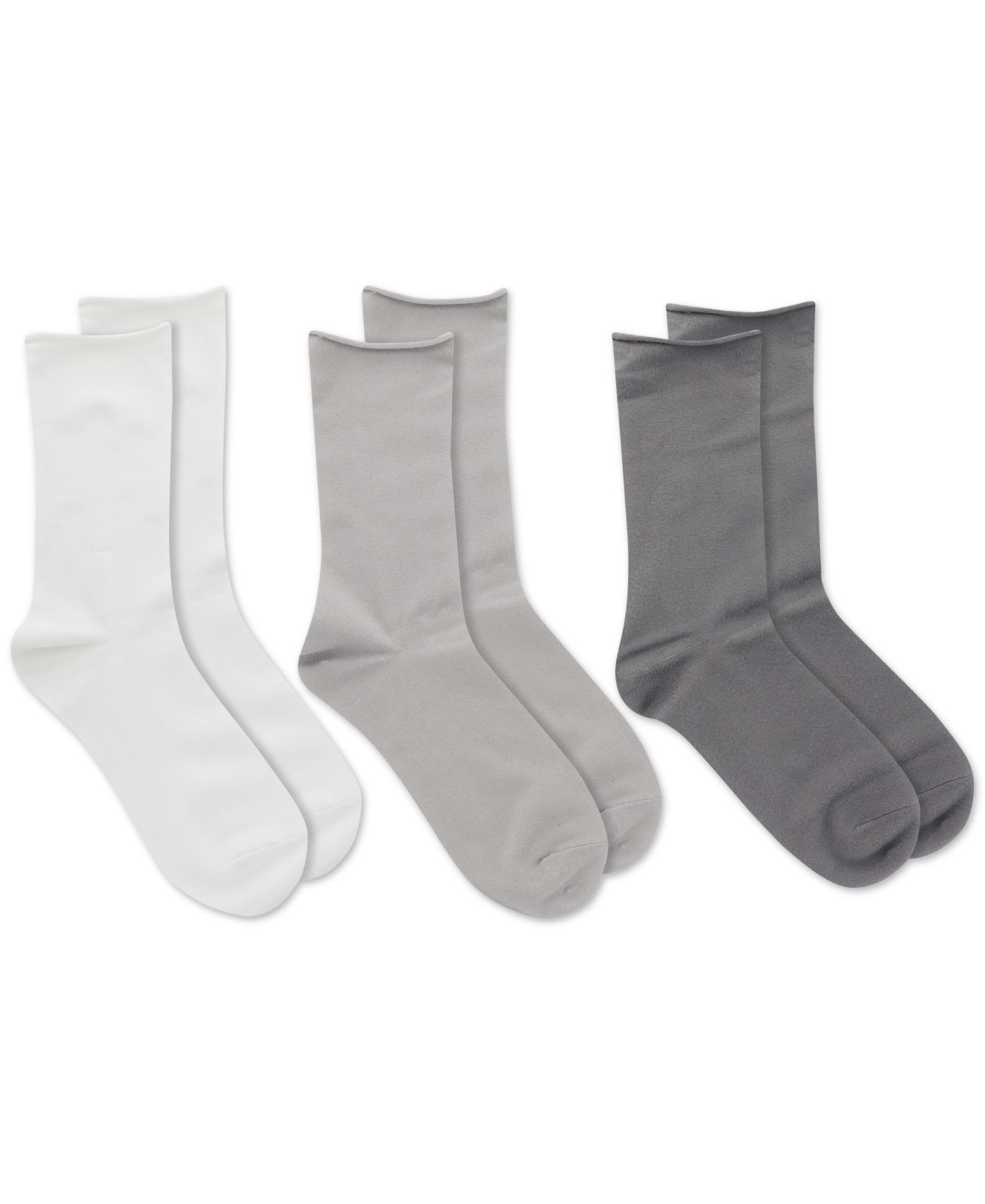 Women's Super Soft 3pk Roll-Top Socks 34026PK