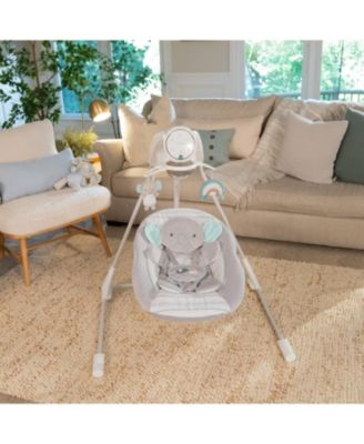 InLighten 5-Speed Baby Swing - Swivel Infant Seat