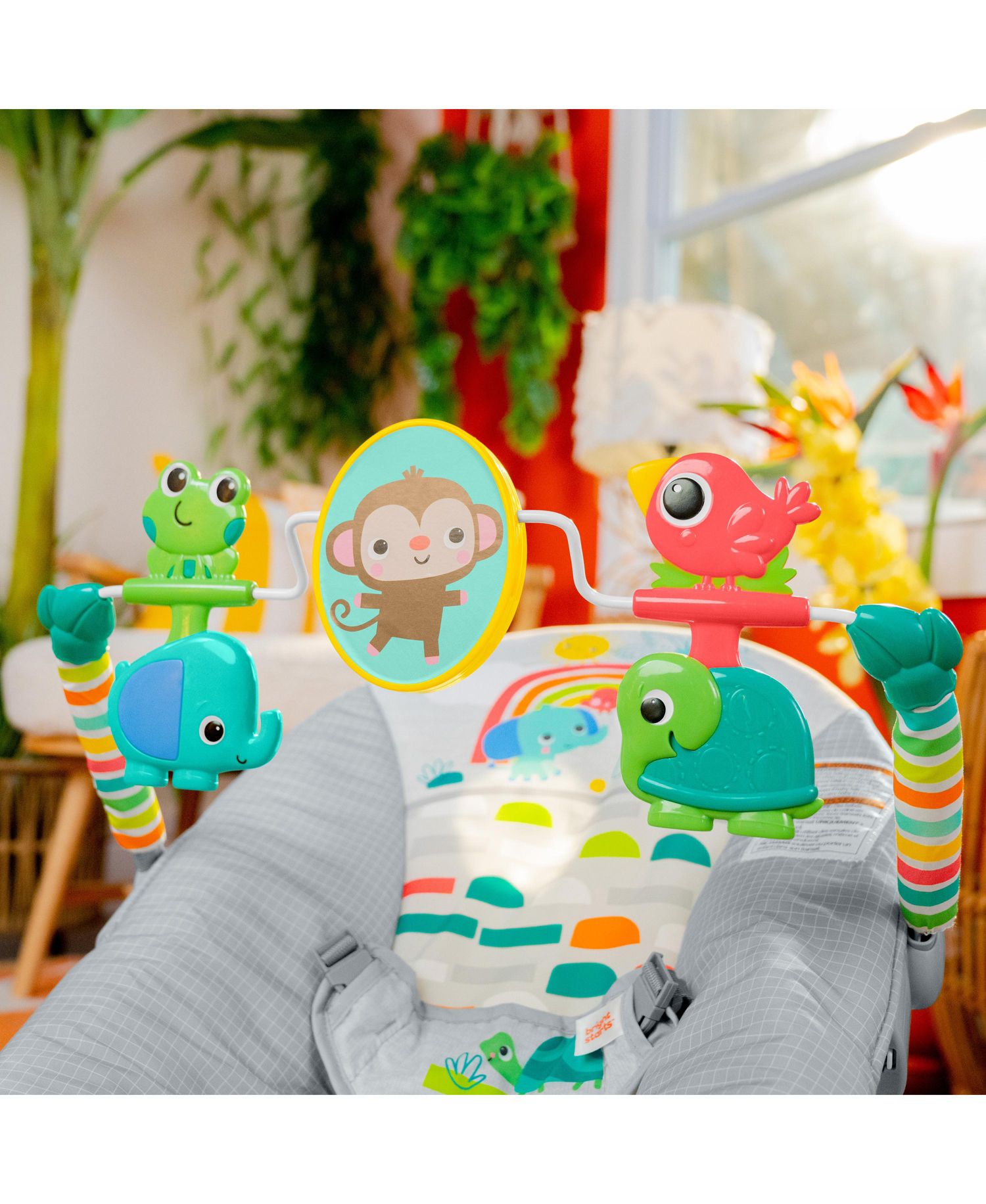 Playful Paradise™ Vibrating Bouncer