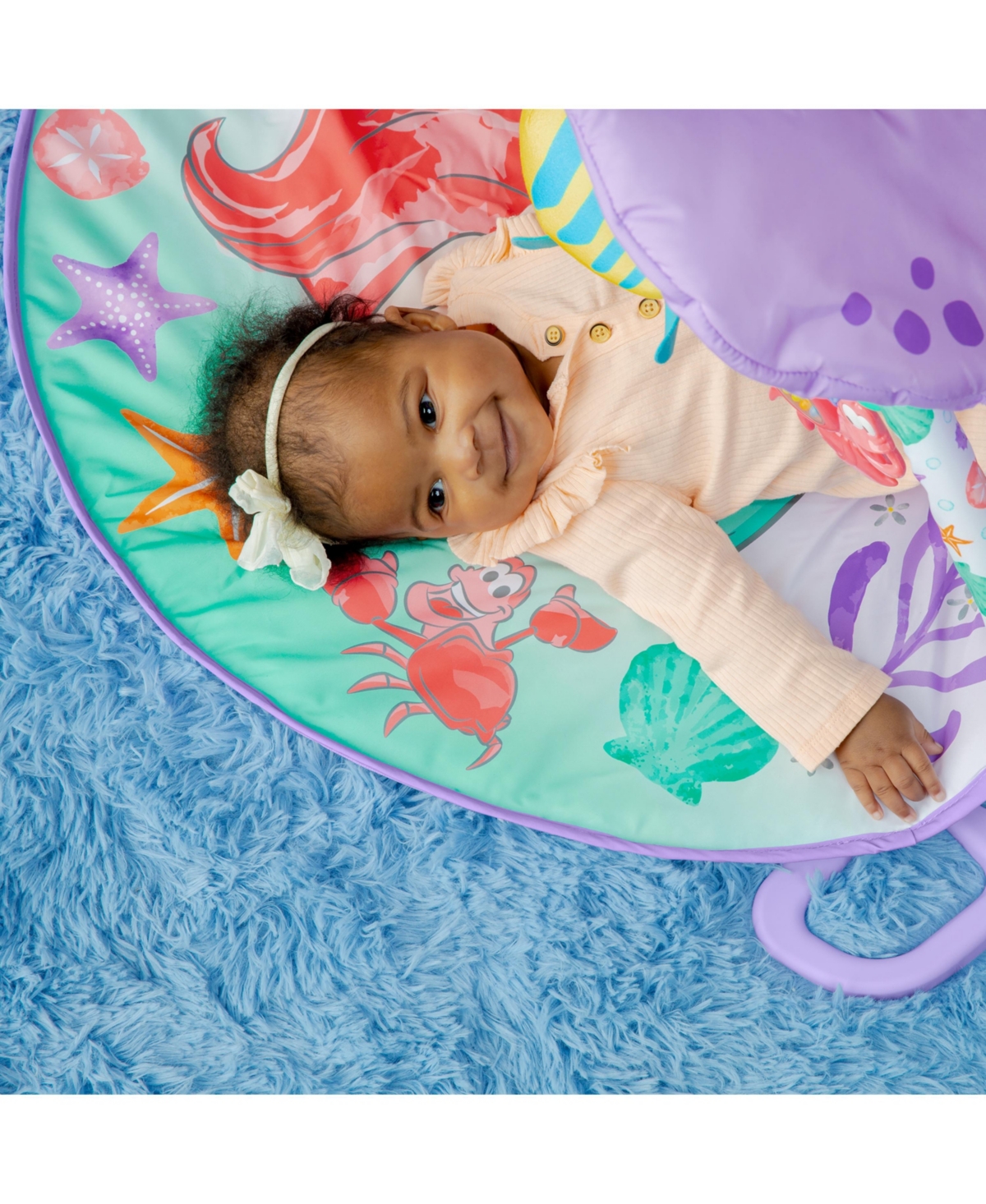 Bright Starts The Little Mermaid Twinkle Trove Lights Music Activity Gym In Multi