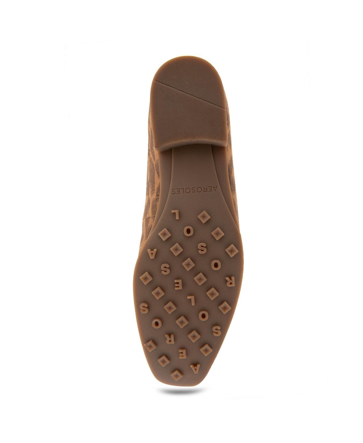 Shop Aerosoles Paynes Tailored-loafer In Leopard Metallic Leather