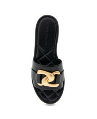 Women's Big Charm Buckle Sandals