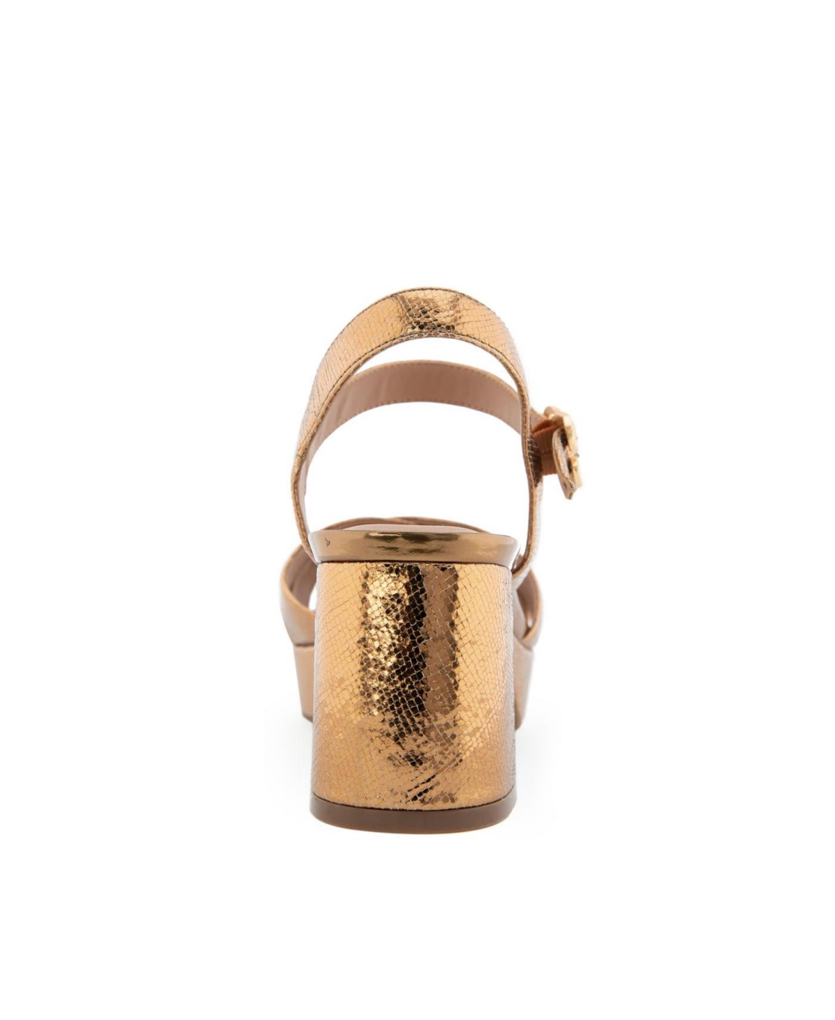 Shop Aerosoles Women's Cosmos Platform In Light Bronze Leather