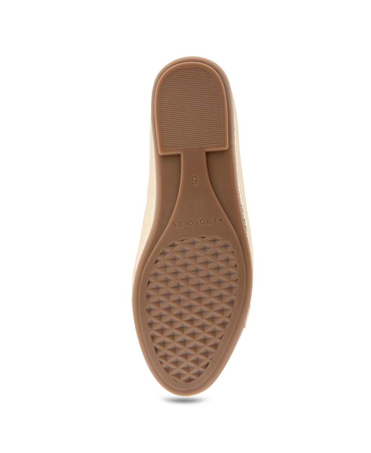 Shop Aerosoles Women's Big Bet Ballet Flats In Soft Gold Polyurethane