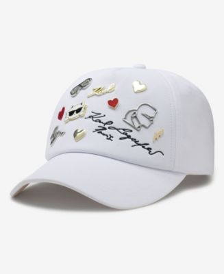 KARL LAGERFELD PARIS Women's Charm Baseball Hat Macy's