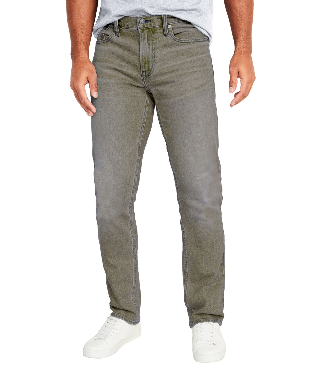 Men's Flex Stretch Slim Straight Jeans - Gray
