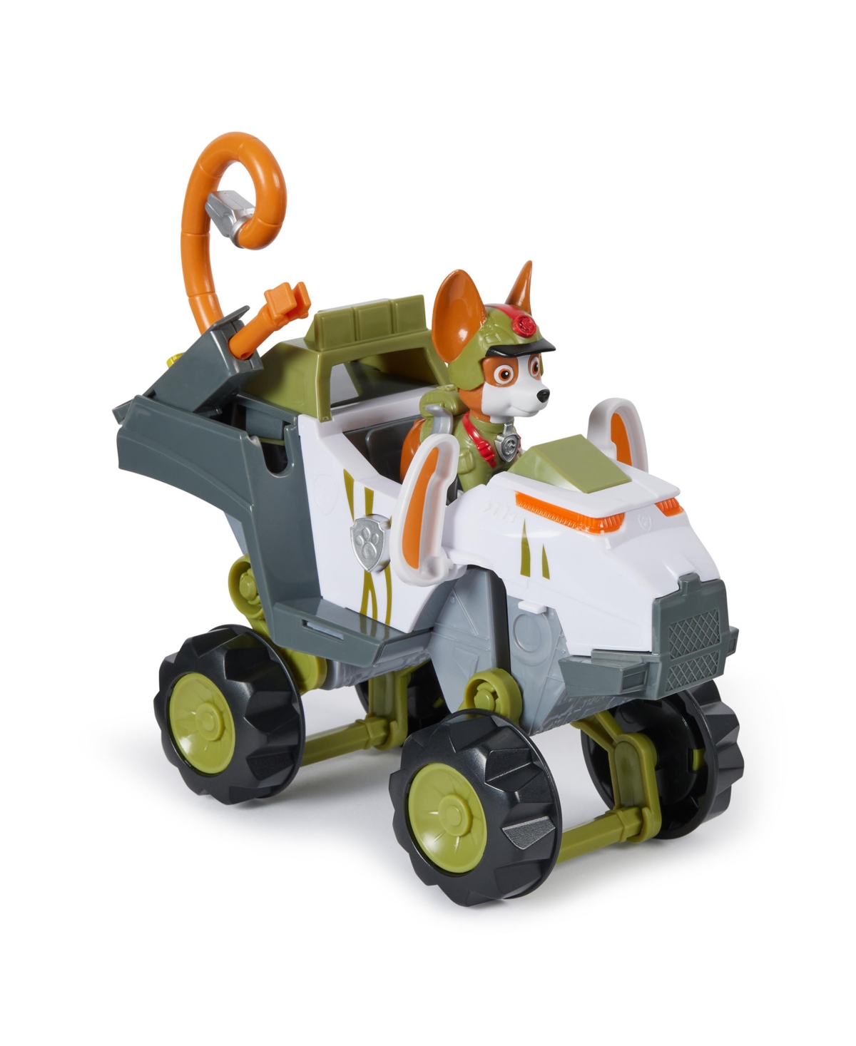 Shop Paw Patrol Jungle Pups, Tracker's Monkey Vehicle, Toy Truck With Collectible Action Figure In Multi-color