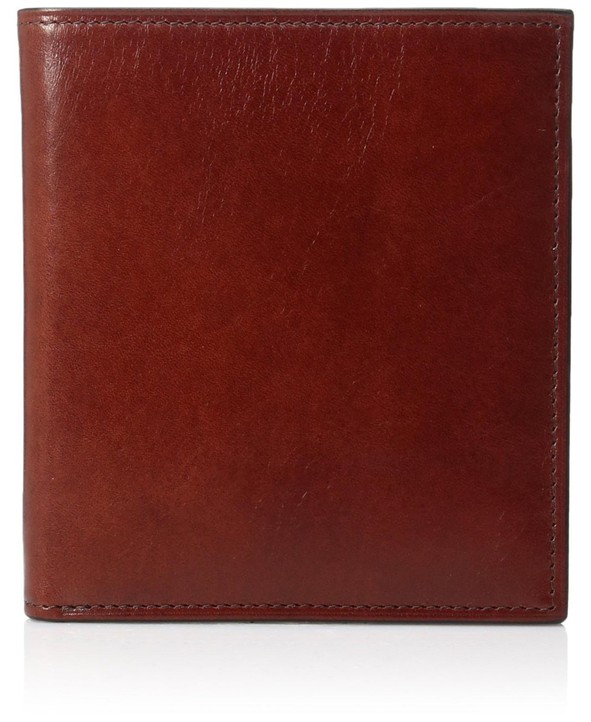 Men's 12 Pocket Credit Italian Leather Wallet - Cognac