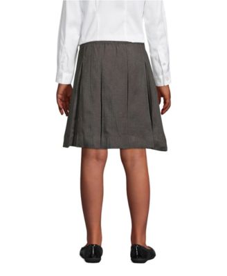 Big Girls Box Pleat Skirt Below the Knee
