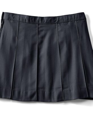 Big Girls Box Pleat Skirt Above the Knee