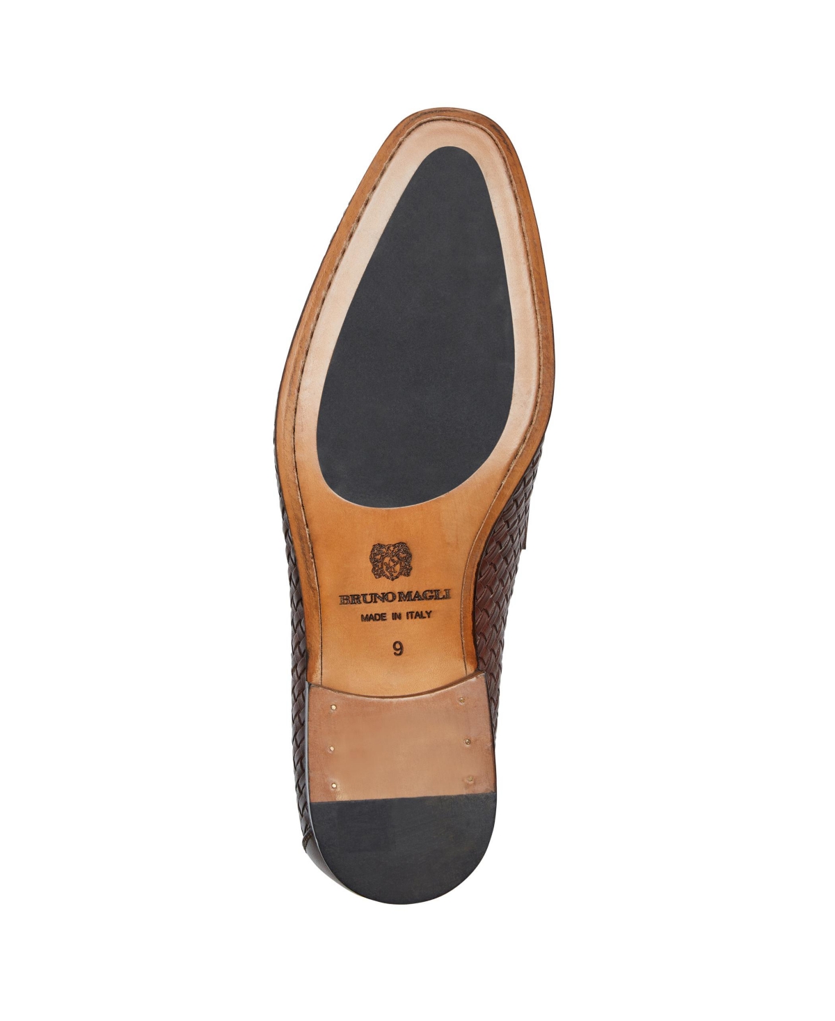 Bruno Magli Men's Manfredo Woven Leather Penny Loafers