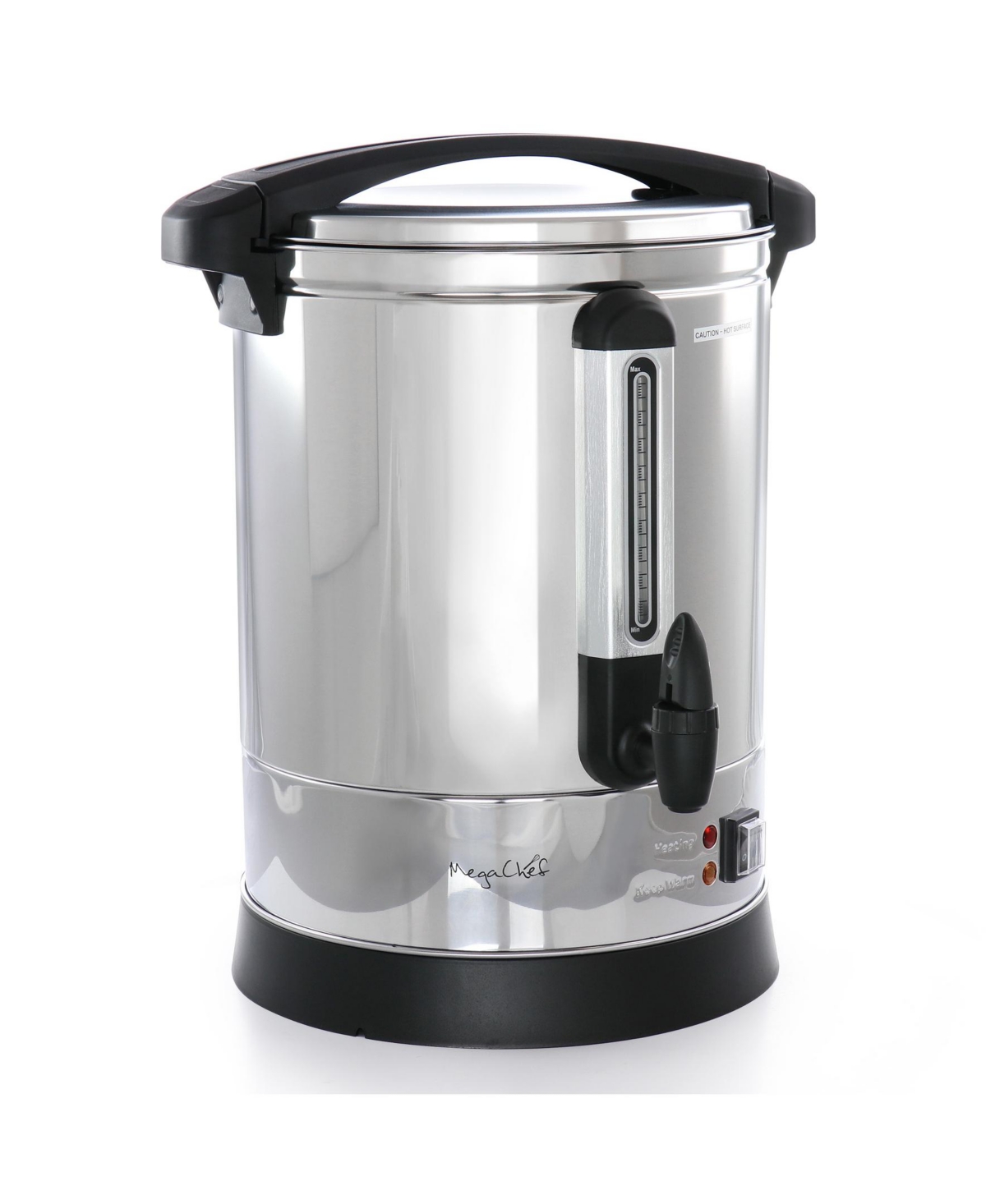 Megachef 100 Cup Stainless Steel Coffee Urn In Silver