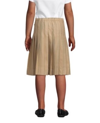 Little Girls Pleated Skirt Below the Knee