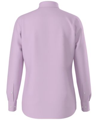 Men's Slim Fit Solid Dress Shirt