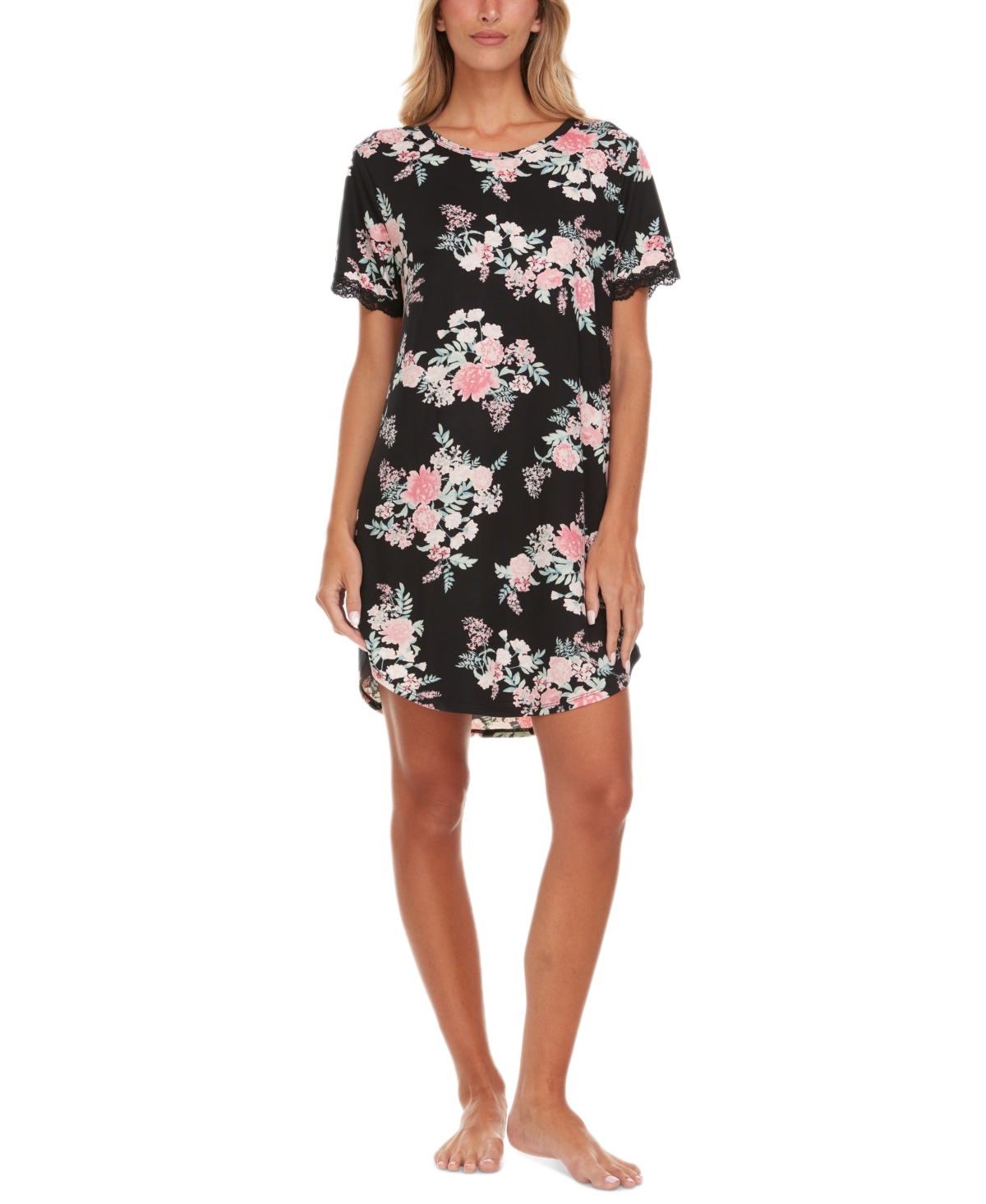 Flora by Flora Nikrooz Women's Kathleen Short Sleeve Sleepshirt
