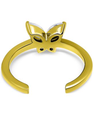 Cubic Zirconia Butterfly Toe Ring, Created for Macy's