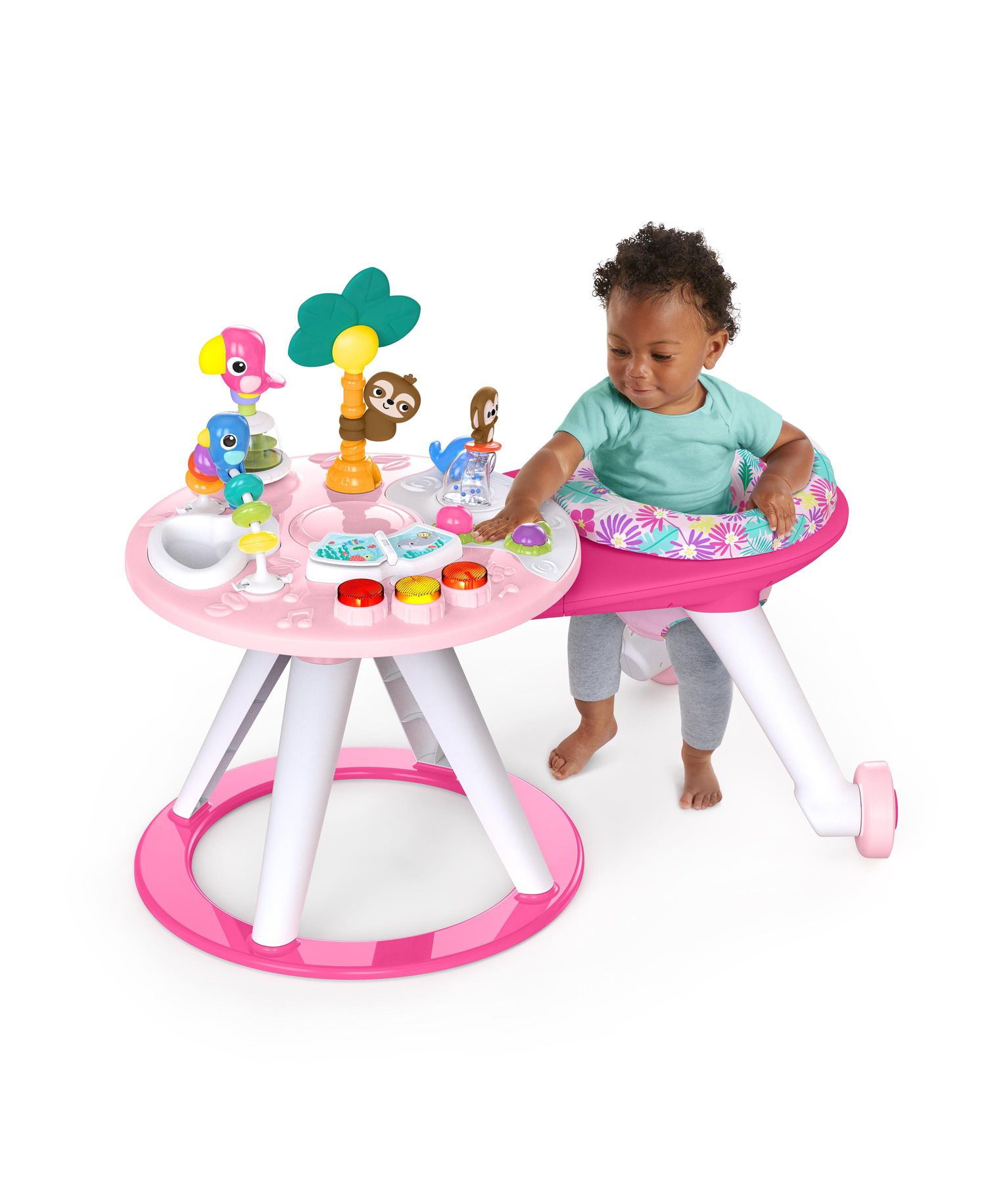 Around We Go™ 2-in-1 Walk-Around Activity Center Table - Tropic Cool™